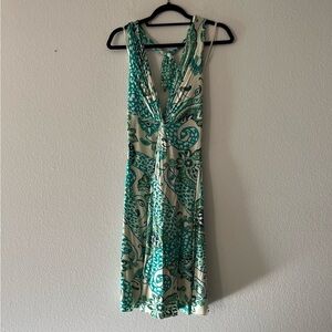 Michelle Jonas Designs Dress, Spain Print, Size Medium